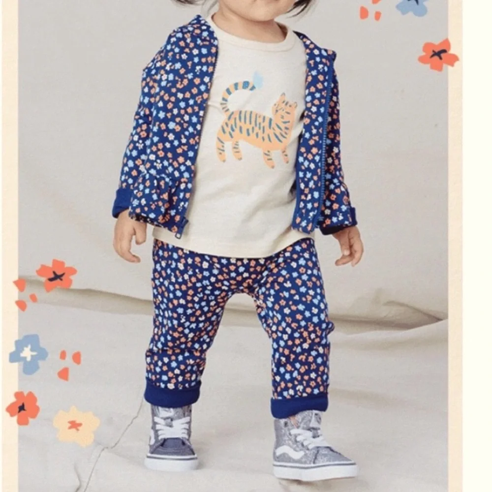 Tea Collection Floral Sweatsuit